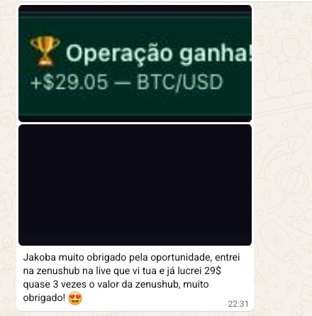 Feedback de membro ZenusHub
